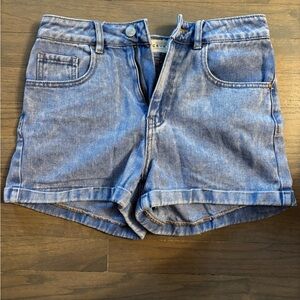 PacSun Light Blue Mom Jean Shorts